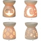 thumbnail image 4 of Ceramic tea light holders, hollowedout flowers, oil burners, aromatherapy, diffusers for aesthetic home decor style B, 4 of 5