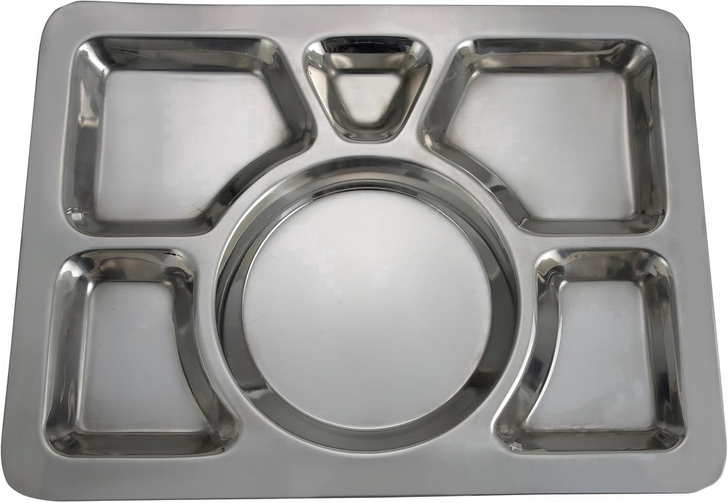 Star Dist 2365 20 in. Stainless Steel Round Tray - Walmart.com
