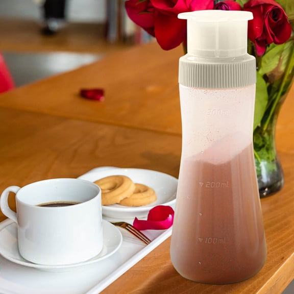 Vikakiooze Condiment Squeeze Bottles,Salad Dressing Container,Squeeze Bottles for Sauces Syrup Dispenser Great for Ketchup,Salad,BBQ Sauce,Oil