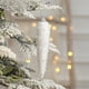 thumbnail image 5 of RKSTN christmas ornaments White Foam Christmas Tree Pendant With Small Glitter Christmas Gift Package Decoration With Built-in Lanyard, 5 of 6