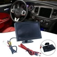 thumbnail image 1 of 5inch AHD 1080P Reverse Monitor With Rear View Camera Kit Car Backup Parking Assitance Monitors With Stand & Power Cable, 1 of 11