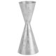 thumbnail image 3 of Jigger de acero inoxidable de doble cabezal con diseño de hojas rayadas, vaso de barman de 30 ml y 60 ml para una coctelería precisa, 3 of 8