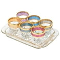 thumbnail image 2 of Lorren Home Trends Tray Set 7 Piece Shots with Tray Multi Color, 2 of 2