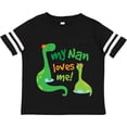 thumbnail image 3 of Inktastic My Nan Loves Me Grandson Dinosaur Boys Toddler T-Shirt, 3 of 5