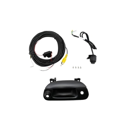 Rear View Backup Camera Add On Kit w/ Wiring & Tailgate Handle For Ford