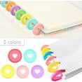 thumbnail image 3 of 50 Pieces Plastic Binding Discs Mini Binding Discs for DIY Notebooks, 3 of 5
