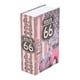thumbnail image 4 of Creative Book Safe Box Caja De Almacenamiento De Colección De Joyas De Dinero Con Cerradura De Combinación (Route 66) Vogacara EL007274-00, 4 of 6