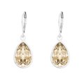 thumbnail image 1 of Arete para Mujer con Cristal Fino Swarovski  en Forma de Gota – Bañado en Rodio– Arete Elegante y Brillante, Aretes de Mujer de Moda– Joyería para Mujer de Moda– Regalo especial Ortiz Espinosa Temporada, 1 of 2