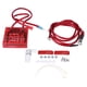 thumbnail image 1 of Kit Regulador estabilizador de voltaje de ahorro de combustible Ticfox universal con 3 Cables de tierra rojo, 1 of 11
