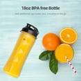 thumbnail image 4 of La Reveuse 18 oz BPA Free Portable Sports Bottle Cup with Travel Lid Fits La Reveuse 300w Blender, 4 of 5