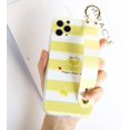 thumbnail image 3 of iPhone 11 Pro Max Case, Clear Lemon Fruit Pattern Case with Wristband Kickstand, Full Protective Adjustable Handle Grip Phone case, Hand Strap Holder Case for iPhone 11 Pro Max 6.5" (Lemon Stripes), 3 of 7