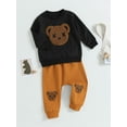 thumbnail image 4 of Toddler Boy Clothes 2T 3T 4T 5T Fall Outfits Baby Pullover  Pants Sets Kids Winter 2Pcs Sweatsuit, 4 of 10