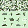 thumbnail image 4 of Army Retirement Party Confetti 200pcs Military Going Away Party Decorations Military Happy Retirement Camouflage Double-sided Printing Table Confetti for Army Farewell We Will Miss You Party, 4 of 6