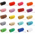 thumbnail image 3 of tredstone 2mm Macrame Rope Cotton Twisted Cord Hand Craft String DIY Supply Home Decor wine red 1Set, 3 of 6