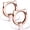 2 Rose Gold Cat, variant on Cat Phone Ring Holder - EI Sonador Clear Cell Phone Ring Holder Transparent Stand Finger Grip