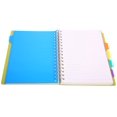 thumbnail image 4 of Cuaderno de 5 temas, cuadernos A5 y diarios en espiral, con rayas anchas, bloc de notas profesional de laboratorio, separadores de colores con pestañas, 5,7 x 8,27 pulgadas, planificador de notas de t Namotu CZBG-HY29-2, 4 of 7