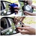 thumbnail image 4 of 2Pcs Blind Spot Car Auxiliary Rearview Mirrors 360 Degree Rotating Suction Cup Mount Wide-angle Round Frame Blind Spot Mirror Silver-2pcs, 4 of 6