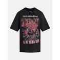 thumbnail image 5 of Spider-Man Men’s Oversized Front and Back Graphic T-Shirt with Short Sleeves, Sizes S-3XL, 5 of 5