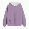 thumbnail image 5 of Godom Girls Gradient Hoodies Front Pockets- Fashion Casual Pullover Long Sleeve Kids Sweatshirt, 5 of 5