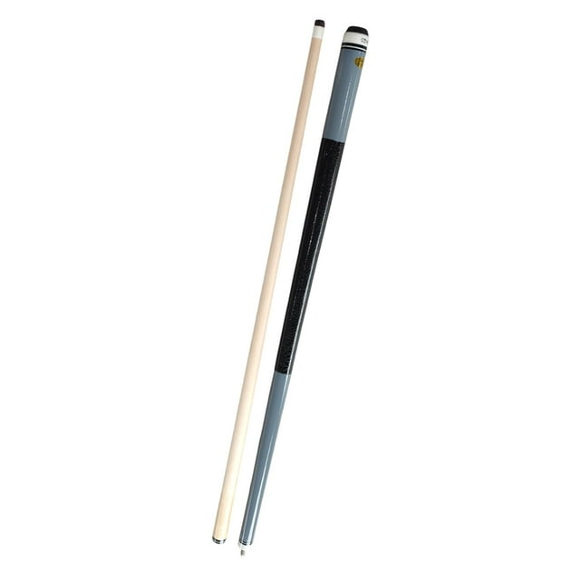 Taco de billar ligero portátil segmentado de nueve bolas, dos secciones, 1/2 dividido, 57" para Gris