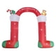 thumbnail image 2 of Arco de patio,Accesorios inflables para decoraciones de patio con arco navideño,Arco inflable iluminado al aire libre construido con soporte LED,Muñeca Santa De Pie Muñeco De Nieve Juguete, 2 of 9