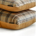 thumbnail image 4 of Checkered Winter Plaid Throw Pillow cover Beige 18"x18" (45x45 cm) Velvet Checkered, Tartan Plaid, Winter Plaid Pillows, Plaid Pillow Case Cushion Covers, Plaid Modern Style - Plaidscape Beige, 4 of 13