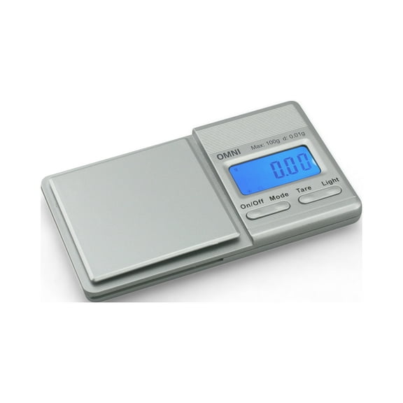 OMNI Digital Mini Scale 100g x 0.01g Silver
