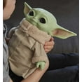 thumbnail image 3 of Figura de peluche de Grogu de Star Wars con cuerpo suave inspirada en Star Wars The Mandalorian de 11 pulgadas, 3 of 7