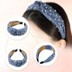 thumbnail image 3 of Diadema de mujer con cristales perlados y nudos de Unique Bargains Estilo clásico y casual Diadema azul cielo 5.31"x1.97", 3 of 7