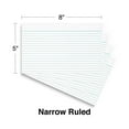 thumbnail image 4 of Staples 5X8 HVY LND INDXCRD WHT 100CT 2622137, 4 of 5