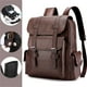 thumbnail image 4 of Bolsa de almacenamiento en liquidación, mochila de cuero para portátil para hombre, mochila para trabajo, negocios, viajes, oficina, universidad, mochila informal para portátil de 15,6 pulgadas,, 4 of 6