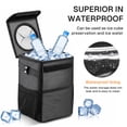 thumbnail image 4 of BN-LINK Car Trash Can with Lid, Leak-Proof & Waterproof Car Garbage Can with Storage Pockets, Hanging Auto Trash Bin for SUV, Truck & Back Seat Organizer, Black, 4 of 7
