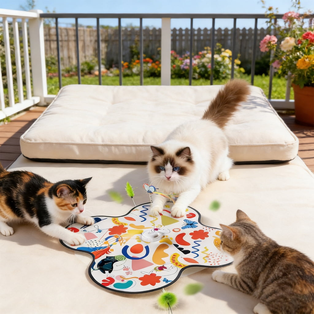 AOOOWER Interactive Cats Hideouts Toy Hunting Cover Keep Your Cats Happy for Indoor Cats