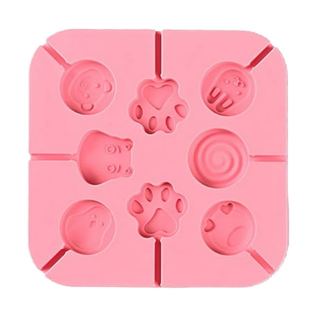 

Lollipop Mold Cookie Cutters 3D Cartoon Christmas Fruit Animal Cute Shape Baking