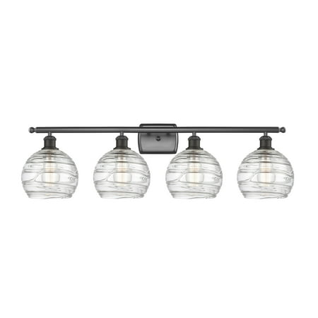 

Innovations Lighting 516-4W Deco Swirl Deco Swirl 4 Light 36 Wide Bathroom Vanity Light -