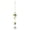 A002- Style B, variant on Crystal Suncatcher, Sun Catchers Indoor Window, Bohemian Decor, Green Decor, Gold Decorations, Four-Leaf Clover Sunflower Ginkgo Biloba Hanging Decor 14X2 In, Rainbow Prism