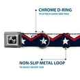 thumbnail image 5 of Buckle-Down Pet Collar, Dog Collar Metal Seatbelt Buckle, American Chevron Stripes White Red Blue, 16 to 23 Inches 1.5 Inch Wide, 5 of 8