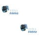 thumbnail image 1 of Advancent Agarre de mano Muñequera Entrenamiento Dedo Camilla Banda de resistencia Azul 40 lbs Azul 40 libras 2piezas, 1 of 1