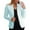 Army Green, variant on ATOYSOY Women's Business Attire Casual Plus Size Blazer Suit Versatile Solid Work Office Coat Trendy Long Sleeve Cardigan Lapel Open Front Zipper Jacket Outwear White M