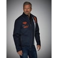 thumbnail image 4 of GrandPrix Originals Men's Roadmaster Cotton Jacket - Navy/Sand, 4 of 5