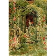 thumbnail image 2 of Hassam, Childe 18x24 White Modern Wood Framed Museum Art Print Titled - Garden in Its Glory, 2 of 4