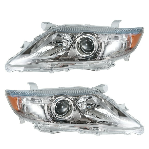 munirater TO2502195 TO2503195 Driver and Passenger Side Projector Headlights Replacement for 2010 2011 Camry SE 4-Door Sedan Left and Riight