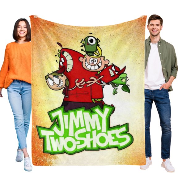 Jimmy Two Shoes Throw Blanket Gifts for Fans Lover Girls Boys Women Present Hoodie Him Bed 60"x80"