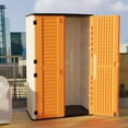 thumbnail image 2 of Mondawe 50 "W x 29" D x 79.53"H Outdoor Storage Shed with Sliding Door ,Double Cabinet, 2 of 8