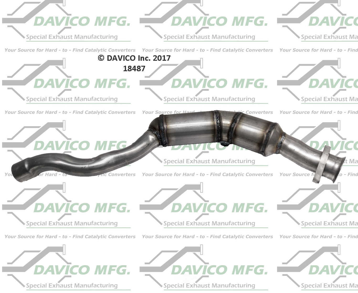 Davico Mfg 18487 Direct-Fit Catalytic Converter