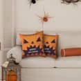 thumbnail image 4 of Halloween Decorative Pillow Covers Set Jack O' Theme for Living Room Sofa Couch Perfect Fall Home Décor", 4 of 4