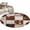 Brown, variant on Round Rugs 4Ft, Brown Beige Round Area Rug Washable Indoor Throw Carpet, Vintage Art Plaid Farmhouse Checkered Soft Non Slip Circle Rug for Kitchen Nursery Room Home Decor Aesthetic