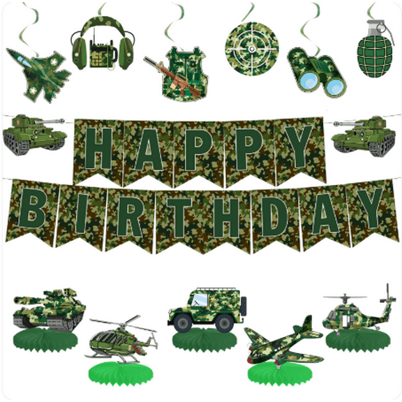Birthday Banner & Party Decorations Kit – Sparkling Backdrop, Wall Decor, Photo Booth Props for Toddler, Kids Birthday Party