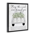 thumbnail image 4 of Stupell Industries Inspirational Spring Phrase Botanical & Floral Painting Black Floater Framed Canvas Art Print Wall Art, 17 x 21, 4 of 10