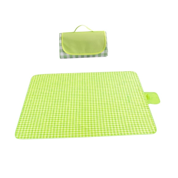 koolsoo Couverture de Pique-Nique Durable avec Poignée Tapis de Plage Pliant pour Parc Voyage en Plein Air 200cmx200cm